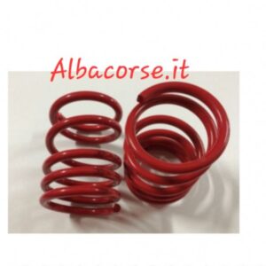Coppia Molle sospensione  posteriore rosse 19cm fiat 500