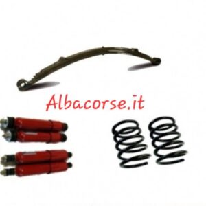kit assetto sportivo con molle da 17cm ammortizzatori e balestra
