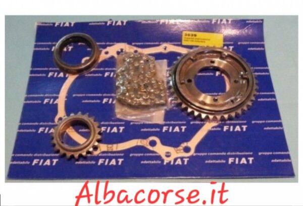kit distribuzione con catena a rulli fiat 500