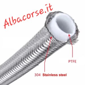 Tubo AN10 PTFE 1mt