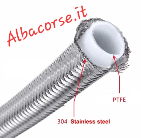 Tubo AN10 PTFE 1mt