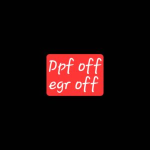 Fap/Egr Off