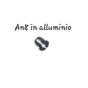Raccordo An8 a saldare in alluminio