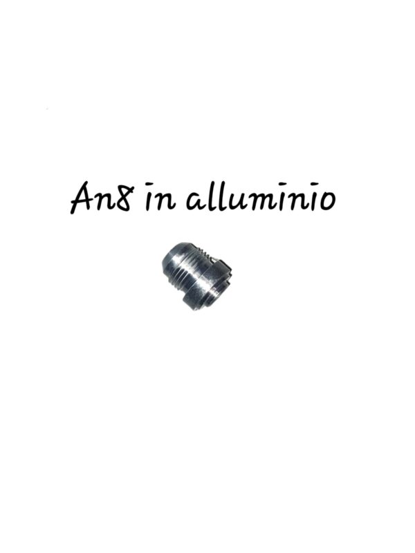 Raccordo An8 a saldare in alluminio