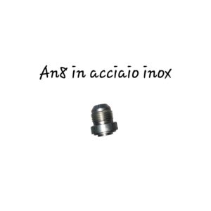 Raccordo AN8 a saldare in acciaio inox