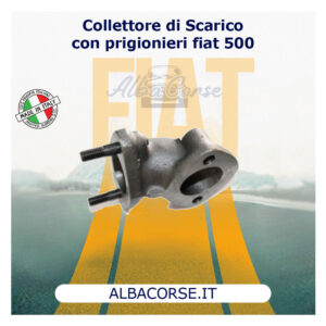 Collettore di Scarico con prigionieri fiat 500