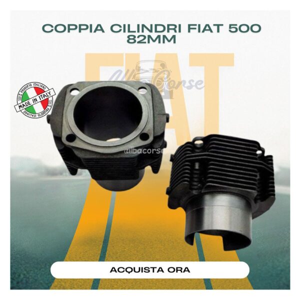 Coppia Cilindri Fiat 500 77mm