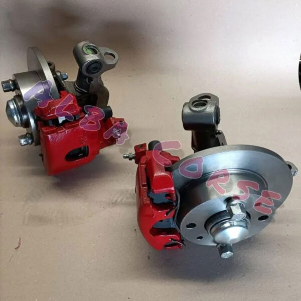 Assetto completo sportivo con pendolare per Fiat 500 molle e freni a disco - immagine 7