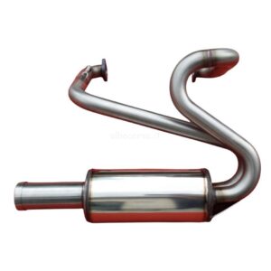 Scarico in acciaio inox tipo Street dritta per Fiat 500 e 126