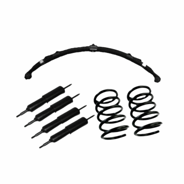 kit assetto originale con molle ammortizzatori e balestra per fiat 500/126