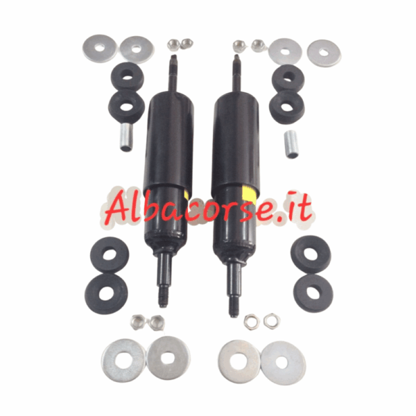 Coppia ammortizzatori posteriori con gommini fiat 500/126 originali- comfort e stabilità