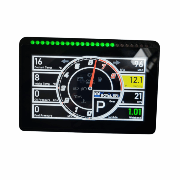 Cruscotto digitale per auto da competizione con elettronica Royal EFI