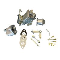 ALC-0180 CARBURATORE FZD 32-28 COMPLETO DI LEVERAGGI E COLLETTORE PER FIAT 500-126 (1)