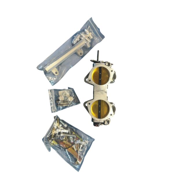 Seconda immagine di Corpo Farfallato DCOE 50mm lungo 3omm per iniezione elettronica fiat 500